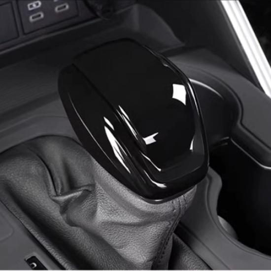 Bright Black Gear Shift Knob Cover 2pc For Toyota Grand Highlander 2024 2025