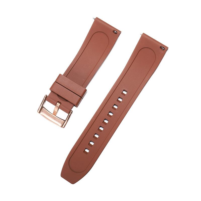 Fluororubber Watch Strap CompatibleGT2Universal Watch Band Style Waterproof Smart Rubber Watch Band for Men and Women20mm22mm