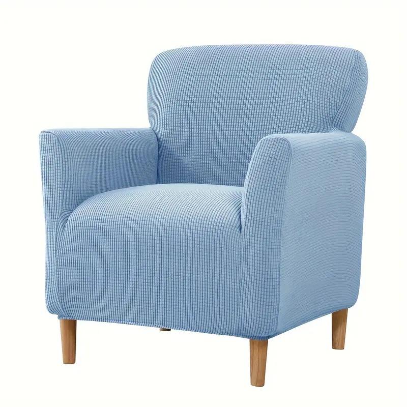 Elastic Single Sofa Cover Club Armchair Slipcover Jacquard Sofa Slipcover Tub for Study Bar Counter Hotel Living Room