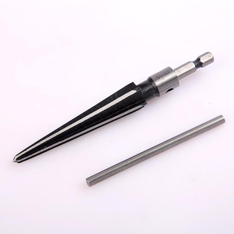 1 Set Hand Woodworking Taper Reamer, T-shaped Taper Reamer Drill Bit Hard Alloy Hole Expanding And Opening Dual-use Taper Reamer
