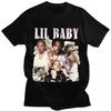 Hip Hop Rapper Lil Baby T Vintage Graphic Tee Oversized Cotton Short Sleeve T-shirts Streetwear Harajuku 80123 - Men's Summer...