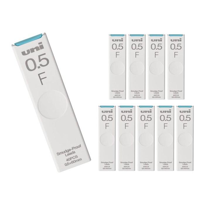 Mitsubishi Pencil Uni Sharpening Pencil Lead 0.5 F 10-count White