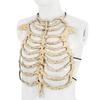 Chain Hollow Skeleton Hollow Bone Costume Prop Comfortable Skeleton Frame  Holiday Dress