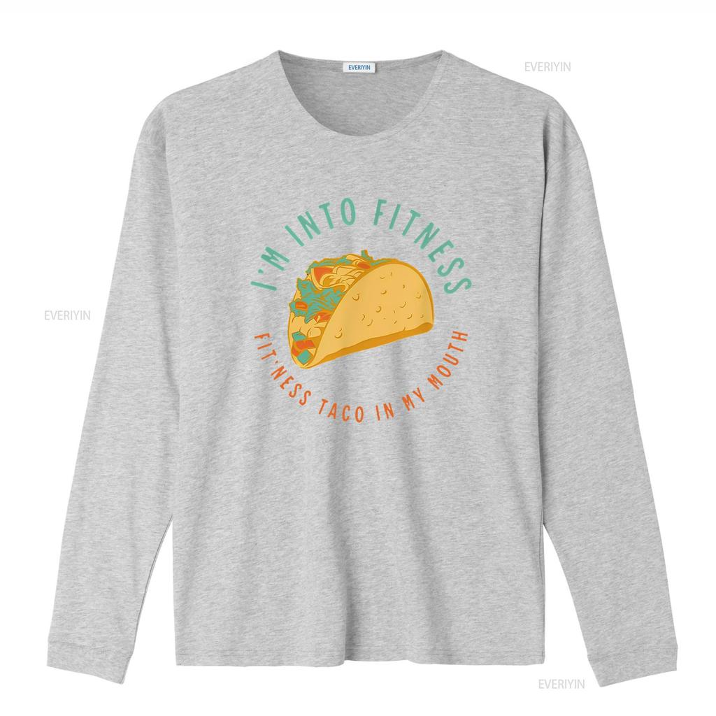I M INTO FITNESS TACO In My Mouth Tacos Mexican Fo Women s  T Shirt Chic and Modern vintage Washed graphic