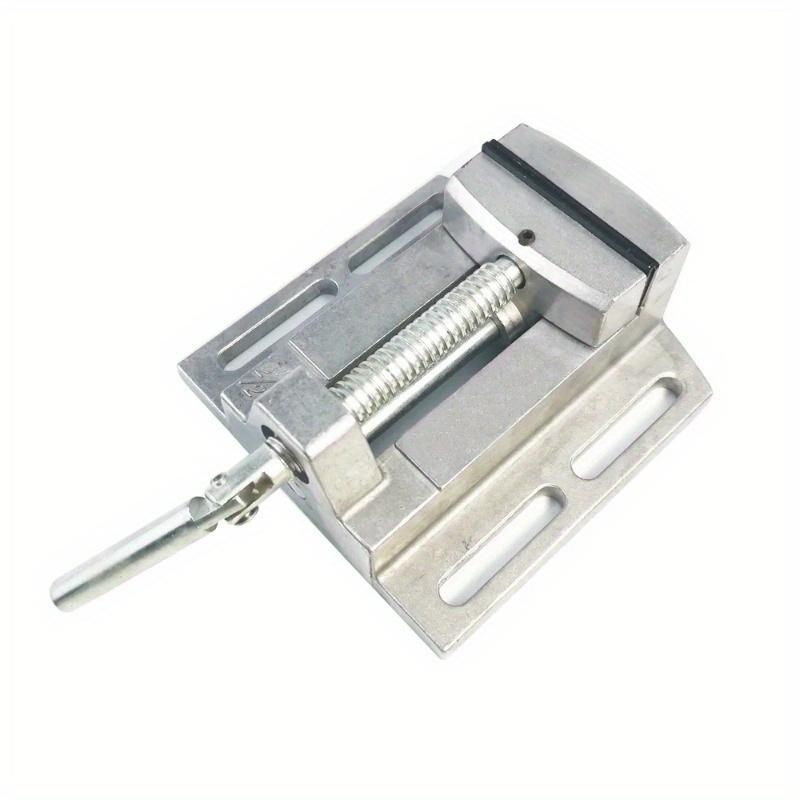 1pc Aluminum Drill Press Vise Flat Pliers Mini Drill Chuck Multi Tool Manual Clamp