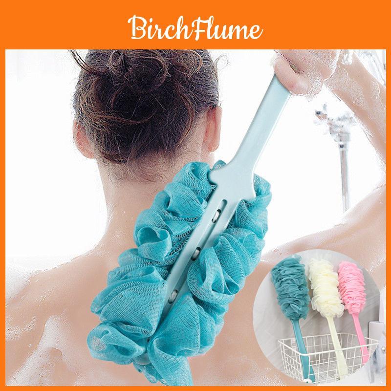 Long Handle Bath Body Back Shower Brush With Soft Loofah For Exfoliating Skin Clarity And Health