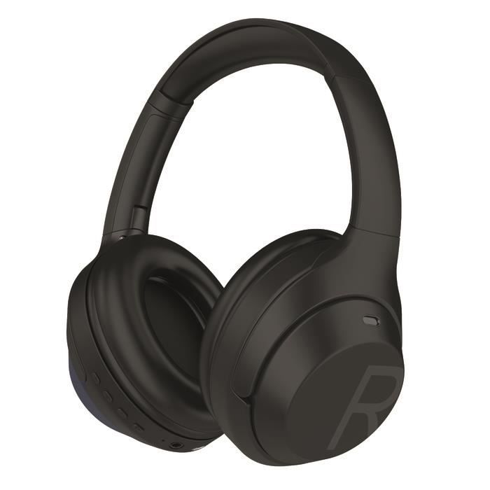 Casque sans fil - MUVIT - POP Noir - Autonomie 20h - Bluetooth 5.3 - 130g léger