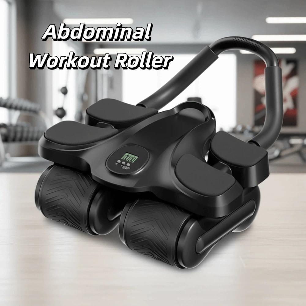 Automatic Rebound Abdominal Exercise Machine Four-Wheel Arm Abdominal Device  Home Workouts
