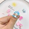 10Pcs New Cute Little Unicorn Series Animal Collection Flat Back Cabochons Scrapbooking DIY Jewelry Craft Decoration Accessorie