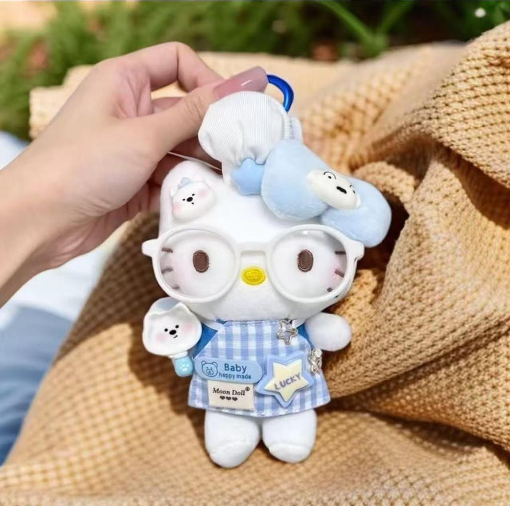 Sanrio Hello Kitty Plush Keychain Charm Strap for Car Decoration