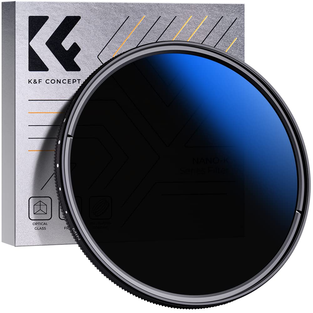 

Concept Variable ND Filter Variable ND Light Reduction Range Thin Frame Design Variable ND K&F ND2~ND400 16-Layer Multi-Coating () (46mm,