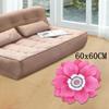 Pastoral Lotus Floor Mat Special-shaped Door Gasket Flower Carpet  Living Room Tea Table Bedside