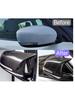 Fit For Suzuki Swift 2018 - 2025  Car Rearview Side Mirror Cover Wing Cap Sticker Rear View Case Trim Carbon Fiber