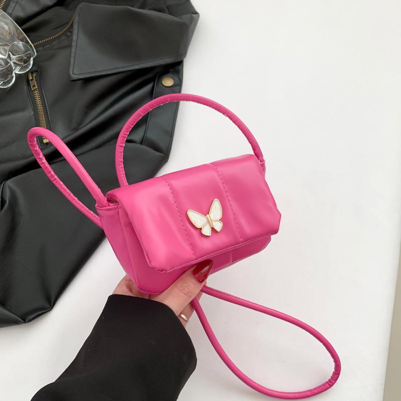 

Fashionable Minimalist Small Square Tote Bag For Women Versatile For Everyday Wear маджента