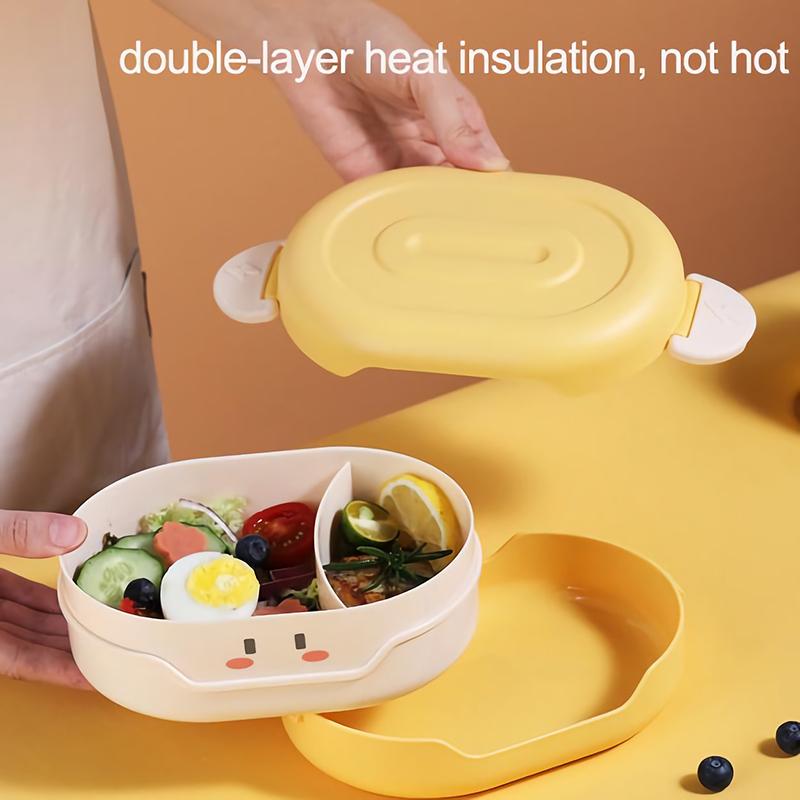 Roztomilý Bento box na oběd pro děti školáky japonský styl nepropustný Bento box studentská nádoba na jídlo mikrovlnná krabička na oběd