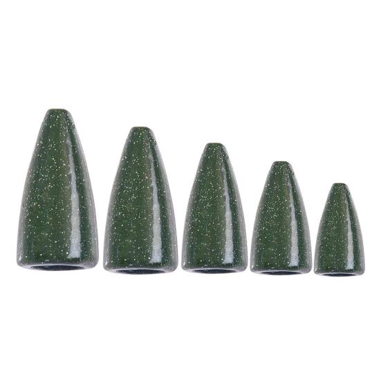 50Pcs Fishing Weight Sinkers Kit Rustproof Corrosion Resistant Saltwater Freshwater Metal Lead Fishing Weights Set
