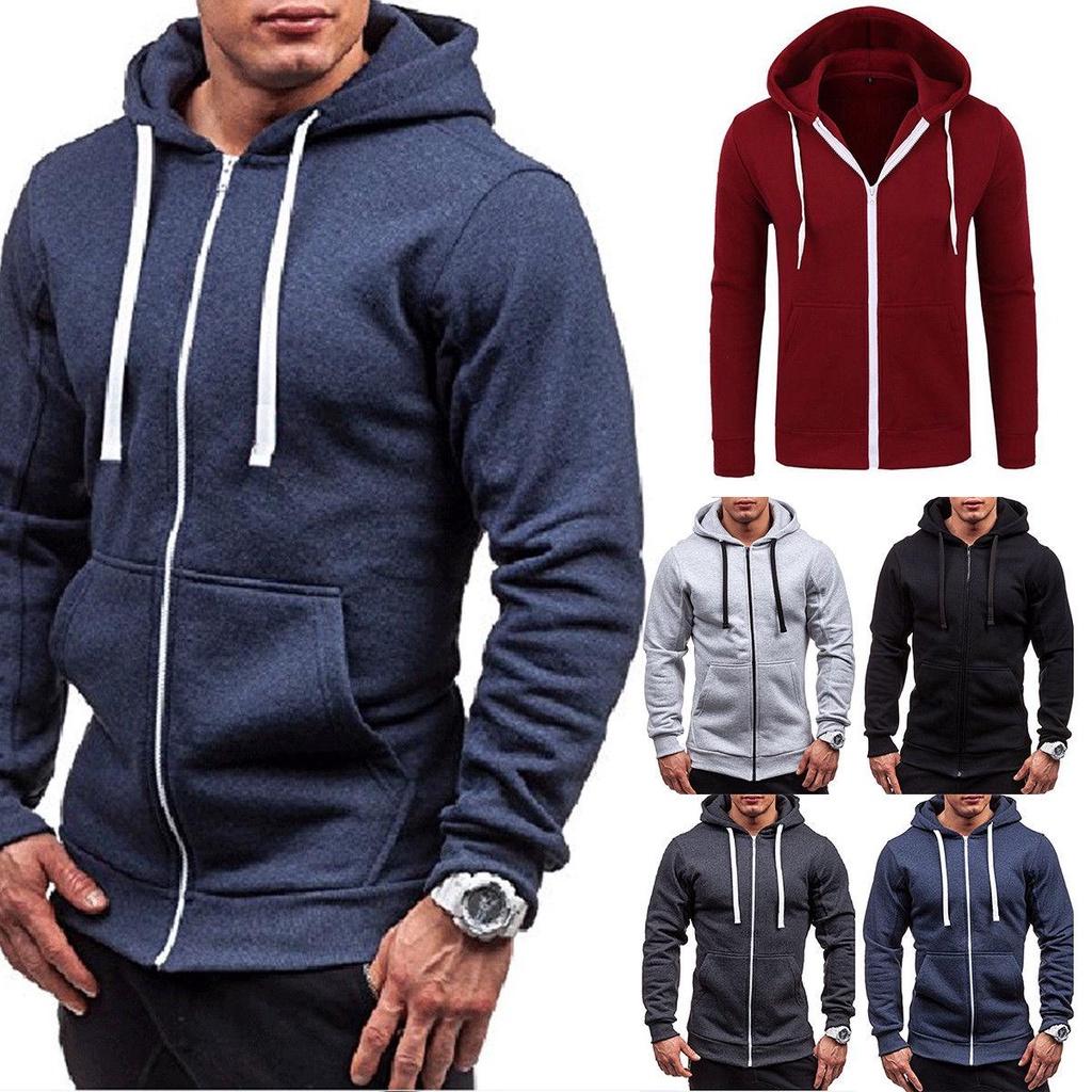 Men's Outwear Winter Hoodies Comfortable Warm Jumper Coat With Soft Material