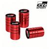 4Pcs Aluminum Alloy Tire Valve Caps Anti Leak Dust Cover Car Wheel Accessory For Toyota Hilux Corolla RAV4 Camry Highlander C-HR