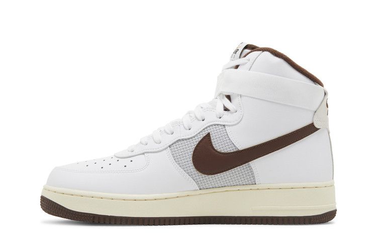 Men's Sneakers Nike Air Force 1 High '07 Vintage White Light Chocolate