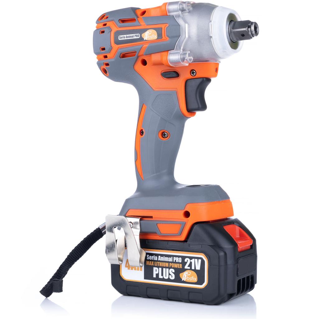 Rosfix Akumulatorowy Klucz Udarowy Orange Doberman 21V OD21V – Moment Obrotowy 350 Nm | 2x Akumulator 4Ah Max Lithium Power | Ergonomiczny Design