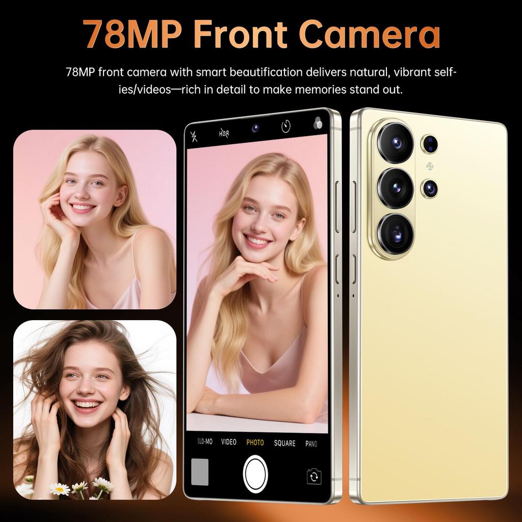 Smartphone Android S26 Ultra 5G, 12+512GB, Ecran Mare