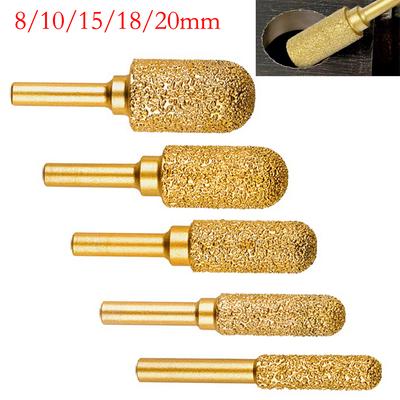 2PCS Drill Grinding Head 8-20mm Burr Rotary Tools Drill Grinding Head For Metal Engraving Polishing Brazing Grinding Head