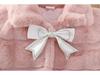 Girls' New Winter Faux Rex Rabbit Fur Coat