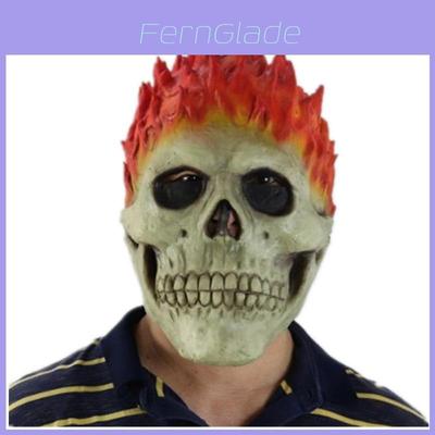 Halloweenská barva na obličej Maska Ghost Rider Lebka Maska Bůh auta Válka duší Maska na auto