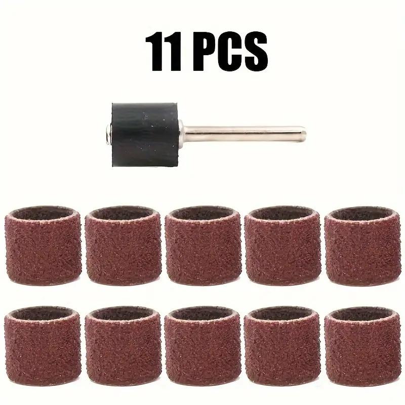 

11/51Pcs Grinding Wheel Kit for Drills and Drills, Including Rubber Drum Spindles Drum Kit Belt Spindles