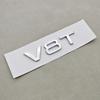3D ABS Logo V6T Emblem V8T V10 Letters Car Sticker Fender Badge For  Audi S4 S5 S6 A6 A7 A8 S8 Q5 SQ5 SQ7 Q8 R8 RS6 Accessories