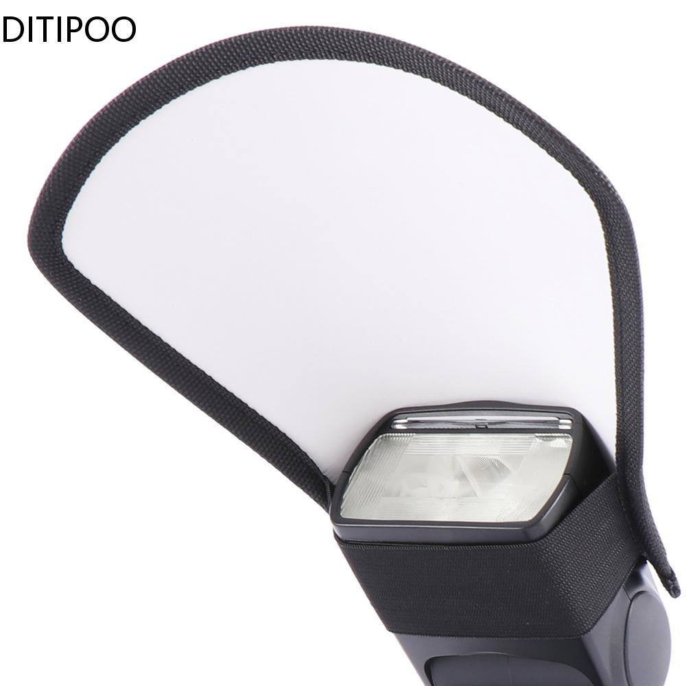 2-in-1 Silber/Weiß Kamera Blitz Diffusor Doppelseitige Blitz Softbox Foto Licht Reflektor Für Kameras difusor flash