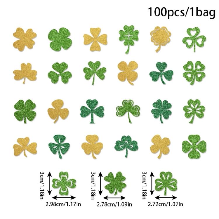 Patrick's Day Decorative Confettis Patrick's Day Paper Confettis Charm Perfect for Weddings and Birthday Parties