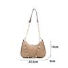 Yogodlns Summer New Women Simple Shoulder Bag Fashion Straw Fashionable Versatile Crossbody Bag Lightweight Casual Commuting Bag