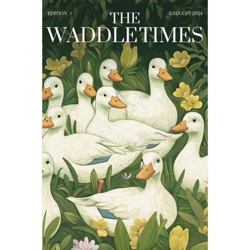 Vintage Kachní farma Farmhouse Cottagecore Jarní kachna Dětský pokoj Umělecký plakát Plátno Malba Nástěnné obrazy Domov Dětský pokoj Dekorace Dárek