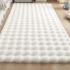 Cream Plush Carpet & Rug for Bedroom, Sofa, Bay Window, or Cloakroom