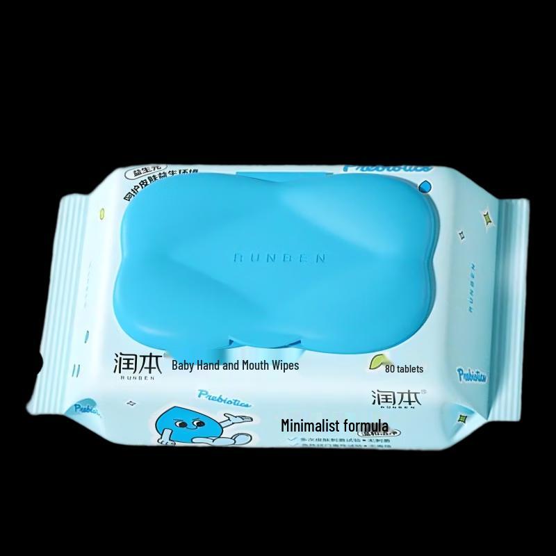 Runben Baby Prebiotic Hand & Mouth Wipes