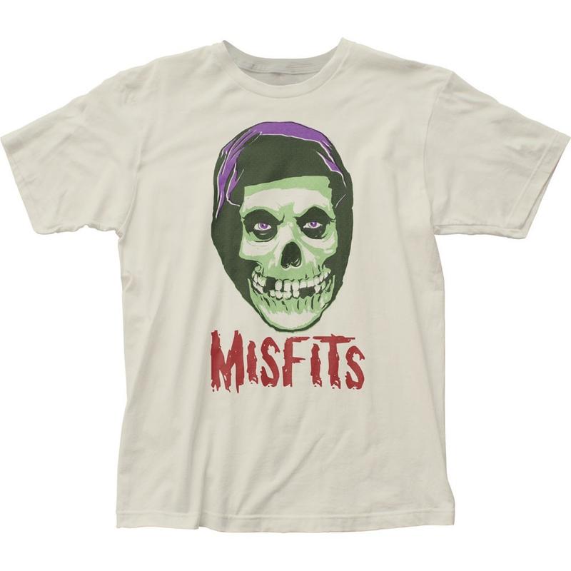 

The Misfits Crimson Ghost Vintage Style Unisex T-shirt Music Classic Band Natural XXL