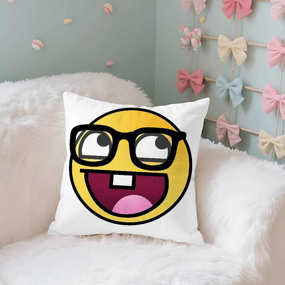 

Funny EEpic Face Case Plush Fabric Soft Pillowcase Double Sided Print Cushion Cover Household Gifts 40x40CM(16x16in)