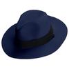 IZUMIYA Panama Foldable Straw Sun UV Cut Hat, Hat, Men's & Women's, Protection, (Navy)