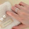 Exquisite Hollow Snowflake Ring - Trendy, Versatile Fashion Ring for Women, Perfect for OL Commutes or Internet Celebrity Style.