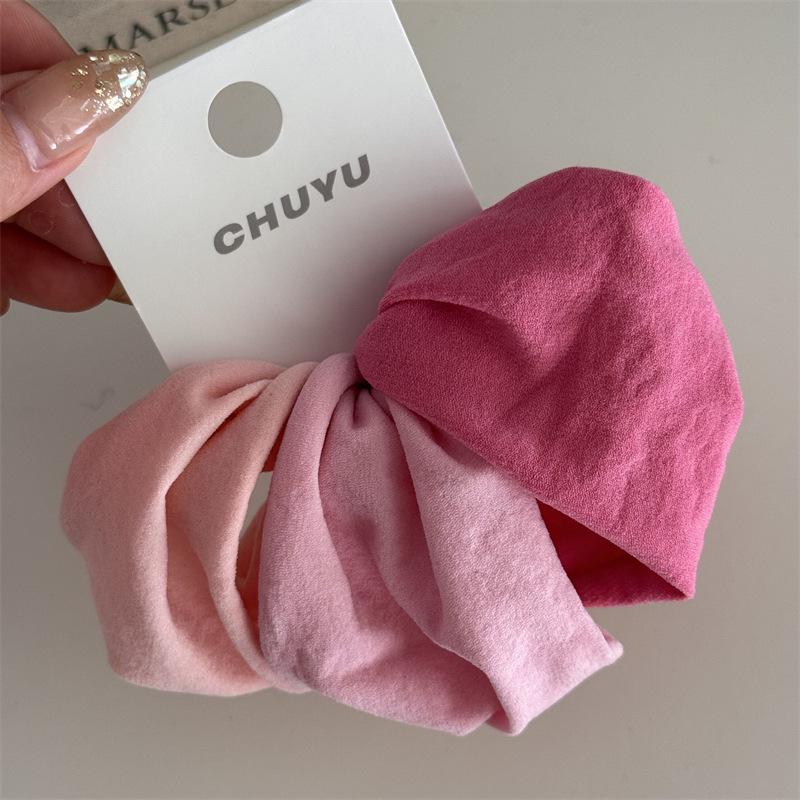 Korean Style Soft Elastic Hair Tie: Versatile, Durable Solid Color