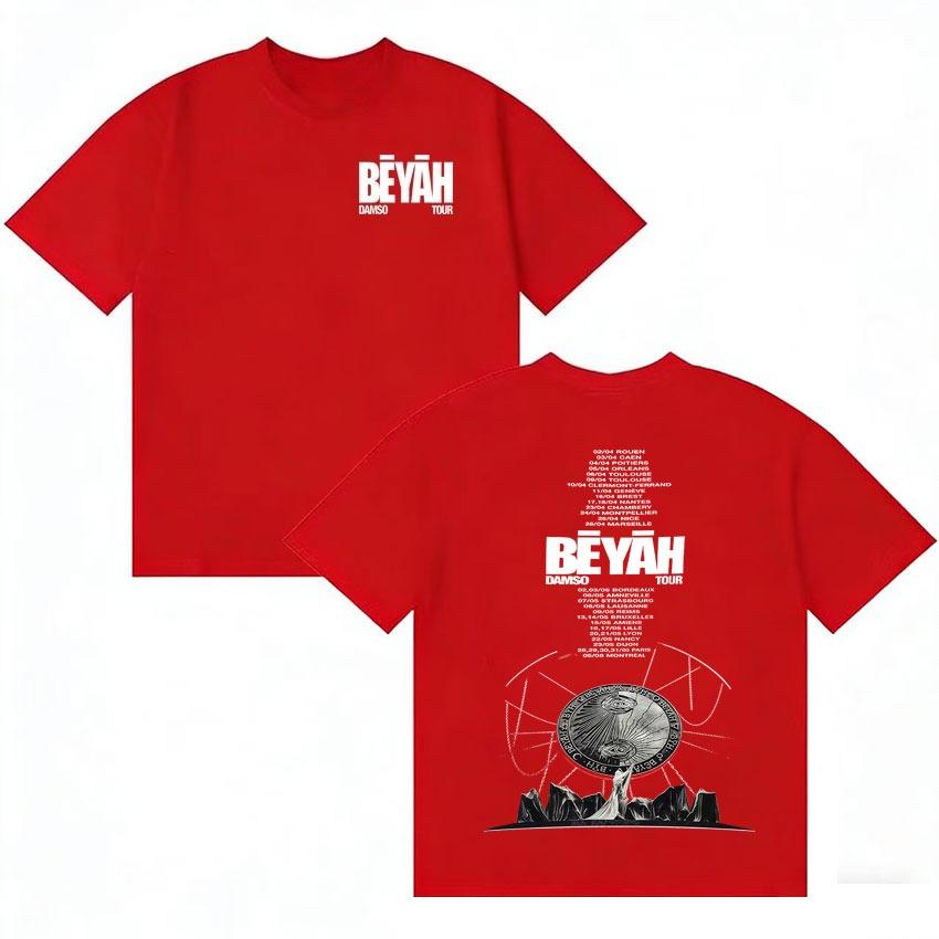 

Singer Damso 2026 Hot Album Fashion Tshrit Oversized Hip Hop Teenagers Short Sleeve summer 100 cotton T Shirt Unisex Wome S