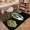 Green Bay Packers Print Rug, Washable Floor Carpet, For Entryway Dorm Laundry Room Office Study, Home Decor Birthday Christmas Gift