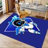 1 Stück Weltraum-Abenteuer-Roboter Teppich für Spielzimmer Schlafzimmer Wohnzimmer Sofa Heimdekoration, Kinder Spielbereich Teppich Rutschfeste Bodenmatte Y7235