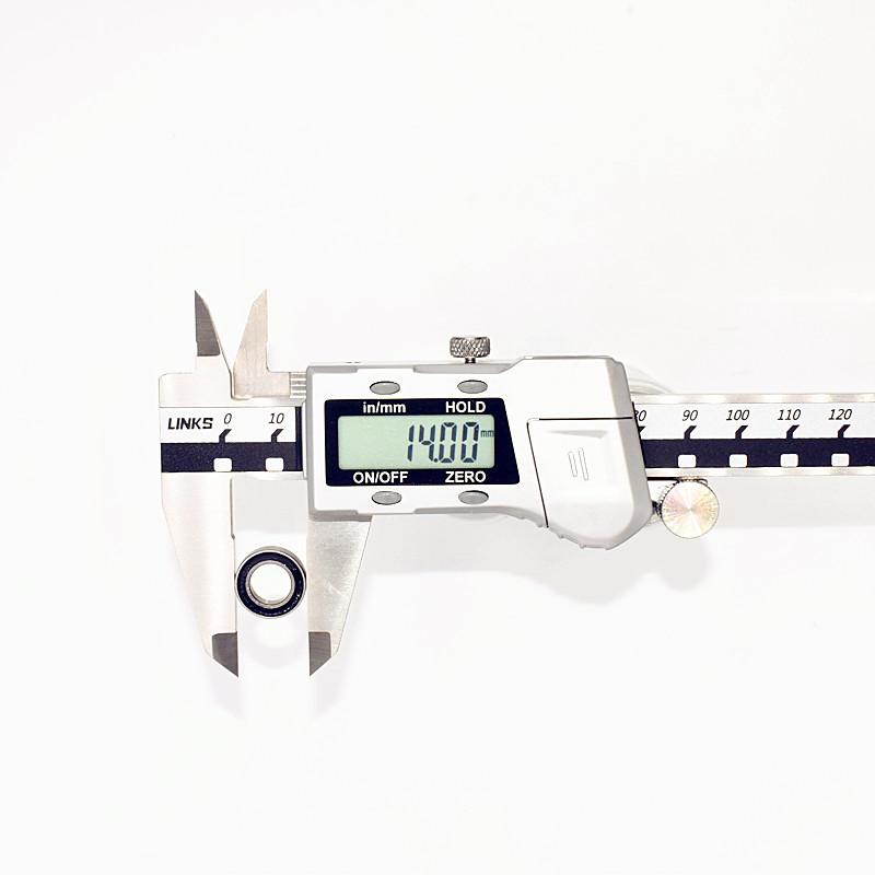 Miniature Bearing MR148RS 10 Pieces 8*14*4(mm) chrome steel Rubber Sealed