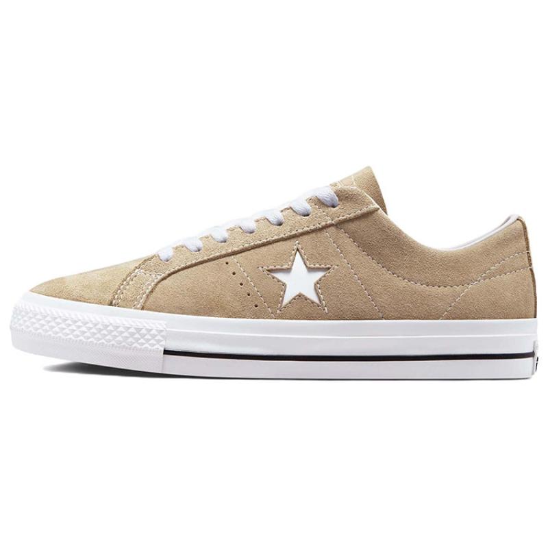 Converse One Star Pro Non-slip Wear-resistant Low-top Skate Shoes Unisex Brown