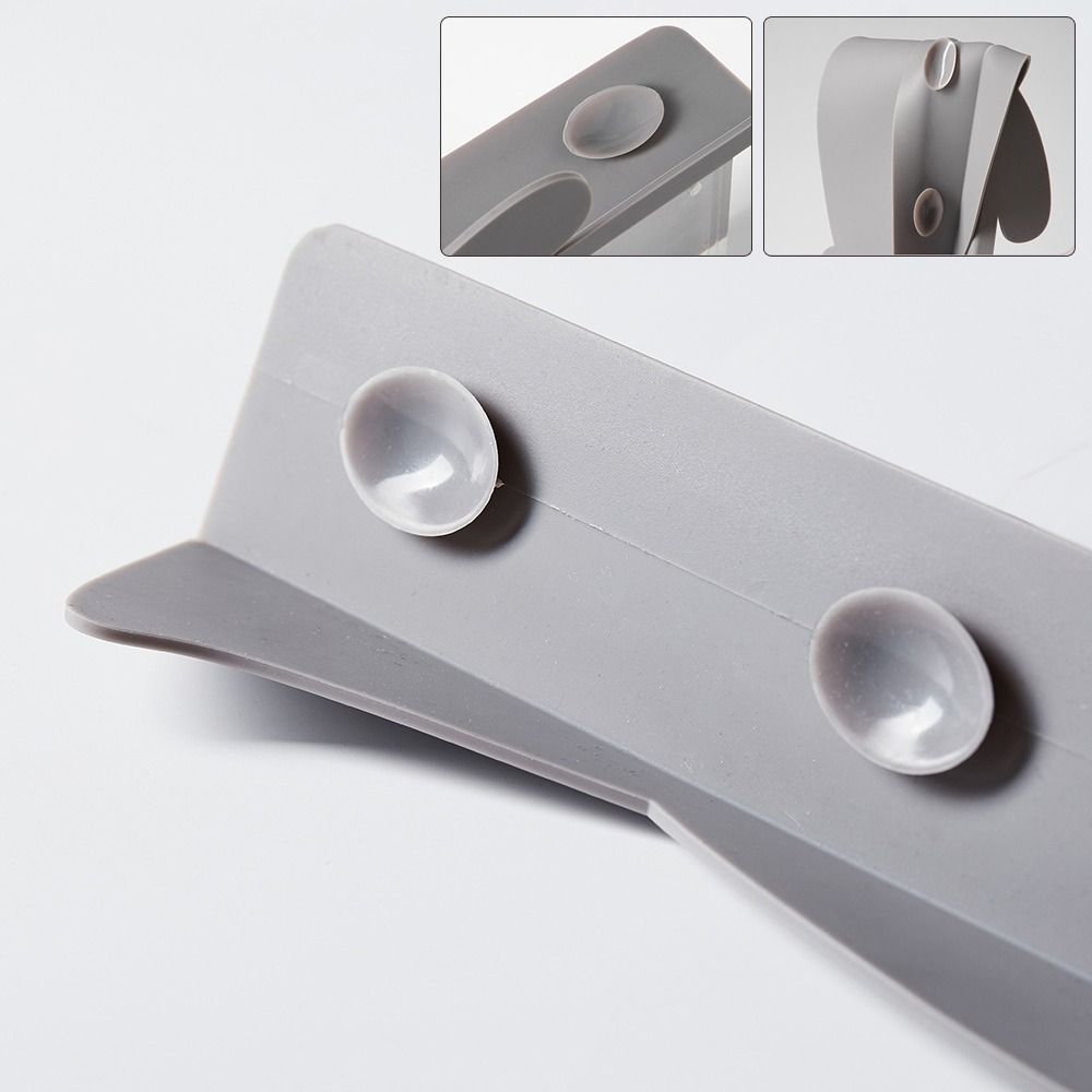 Silicone Sink Splash Guard With Suction Cup Countertop Heighten Baffle Restaurant