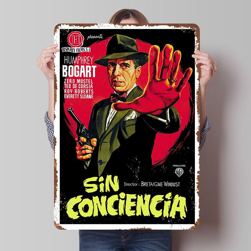 The Enforcer Tin Plaque Poster Customized Wall Art Retro Vintage Metal Signs for Man Cave Desk Decor Home Decoration Luxury Room
