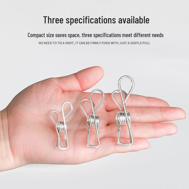 Multi-Use Tent & Awning Windproof Clips for String Lights & Camping Securement
