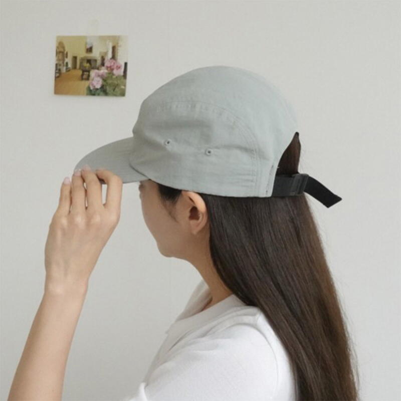 Women s Buckle Camp Cap Minimalist Hat C8283_Yellow